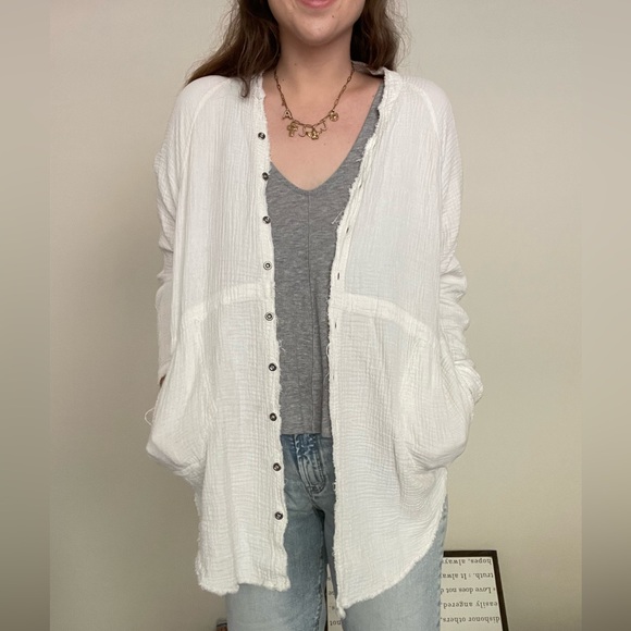 Kennedy cotton button down size medium small signs of wear and stains (pictured) - Picture 12 of 14